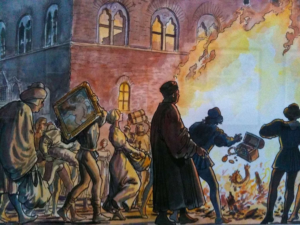 Aquarela, por Milo Manara. Detalhe de