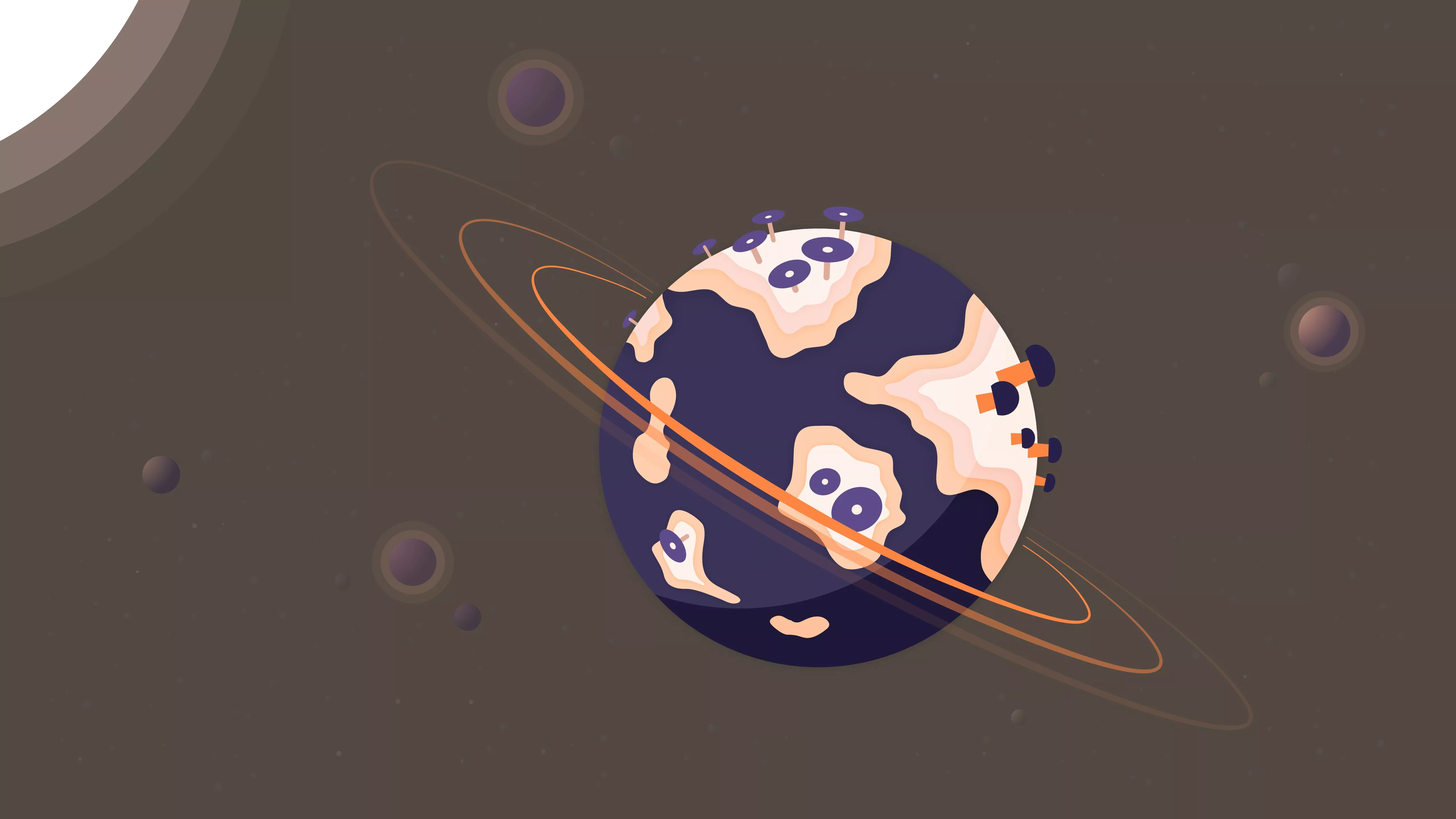 Resolution Planetary Ring 5K