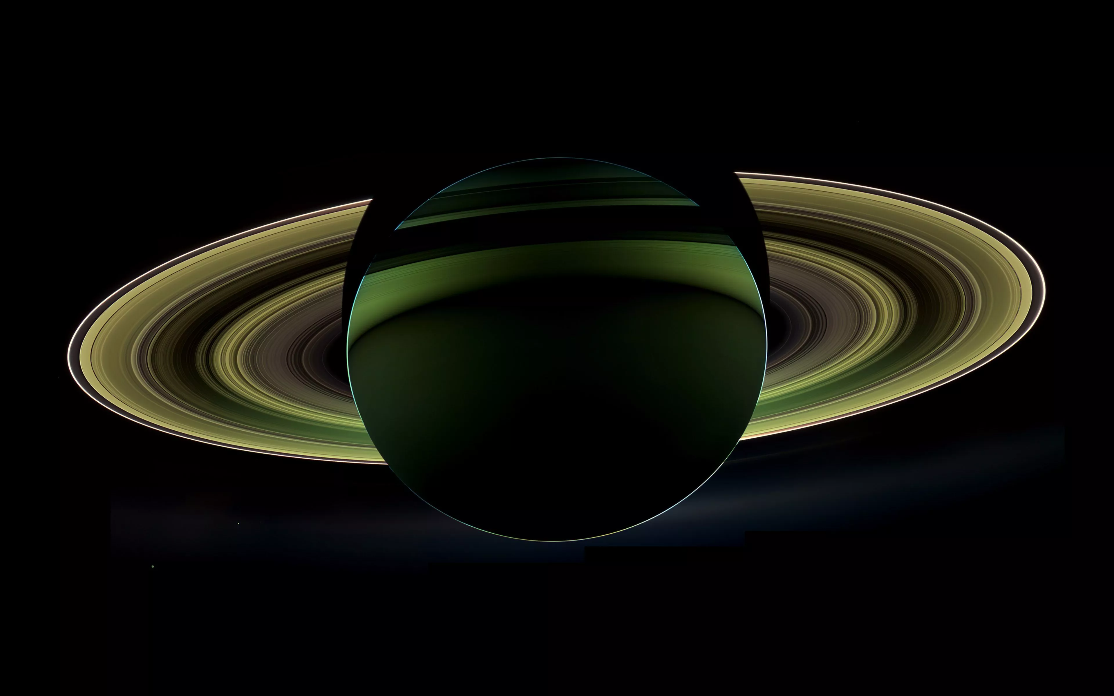 Saturn Far Space Nature Dark