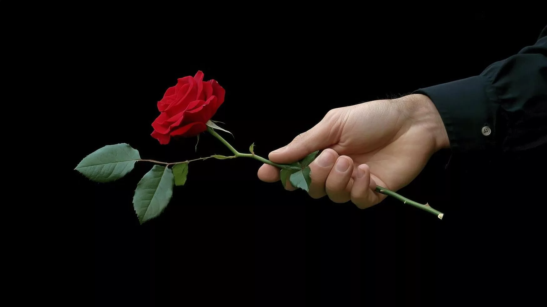 dark background expressing emotion