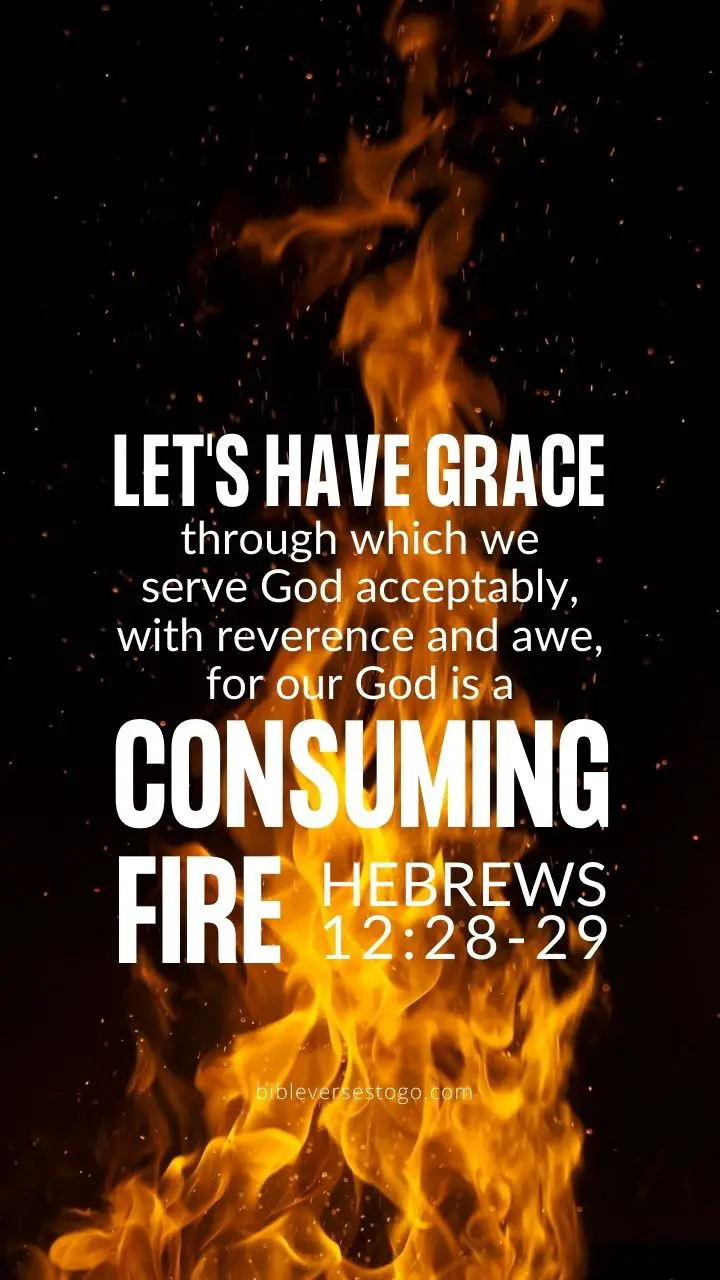 Consuming Fire Hebrews 12:28 29