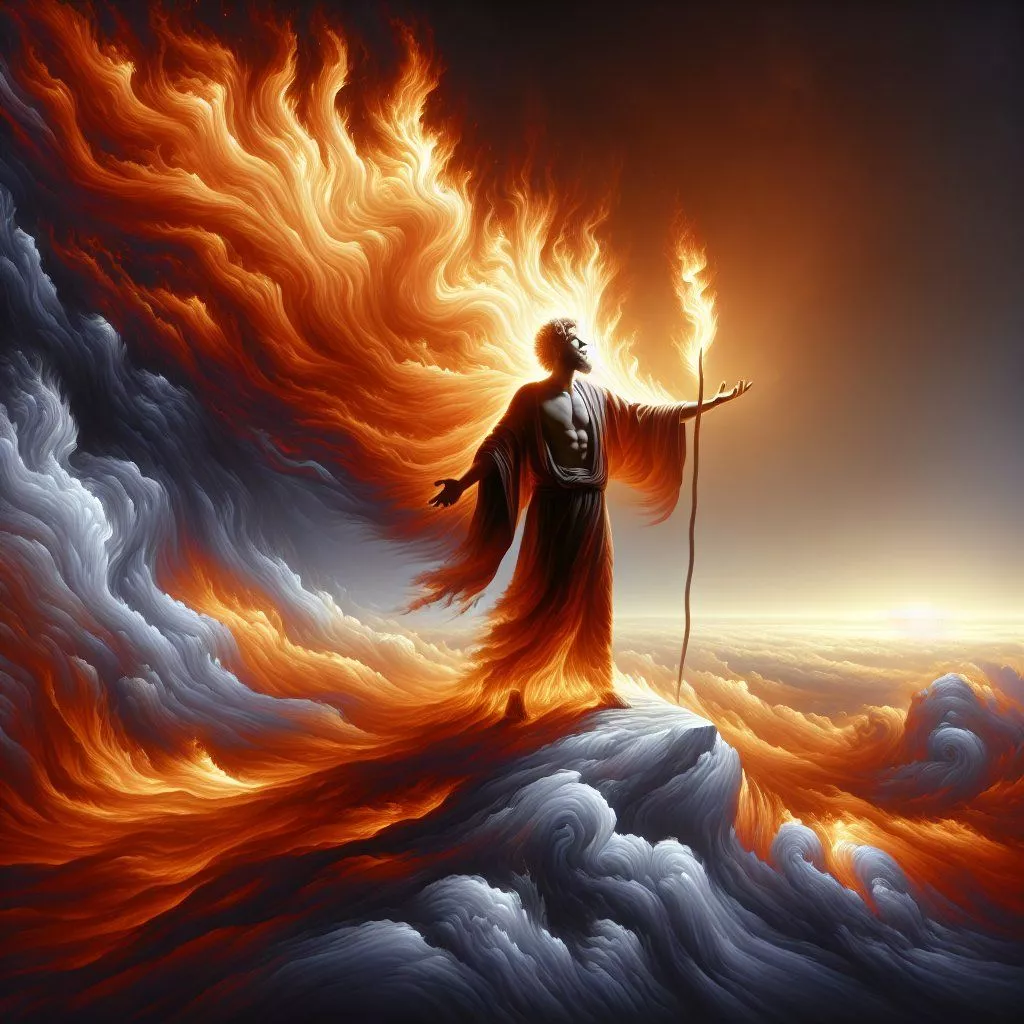 He has burned in Jac