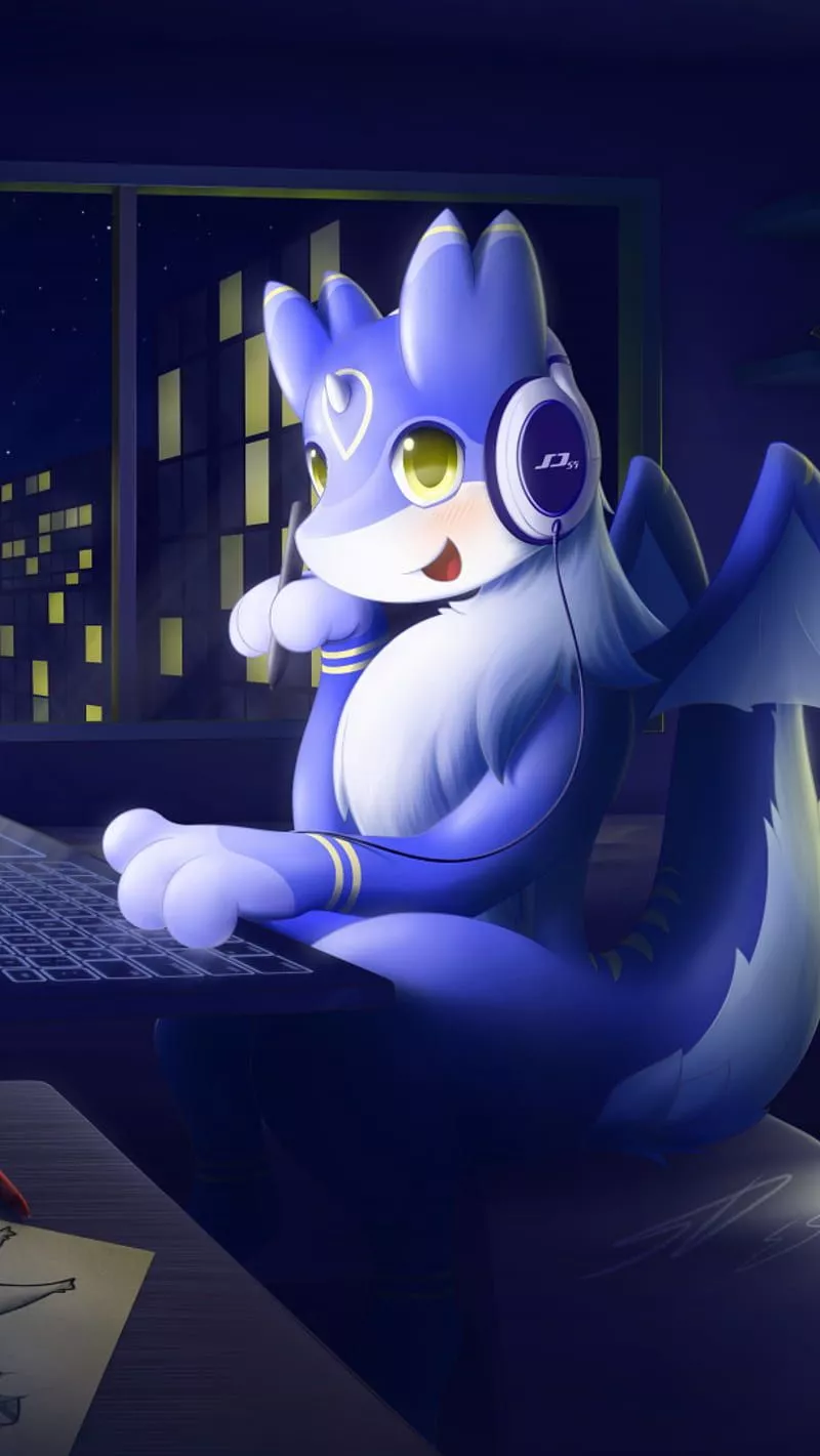 Creative Graphics Fluffy Dragon