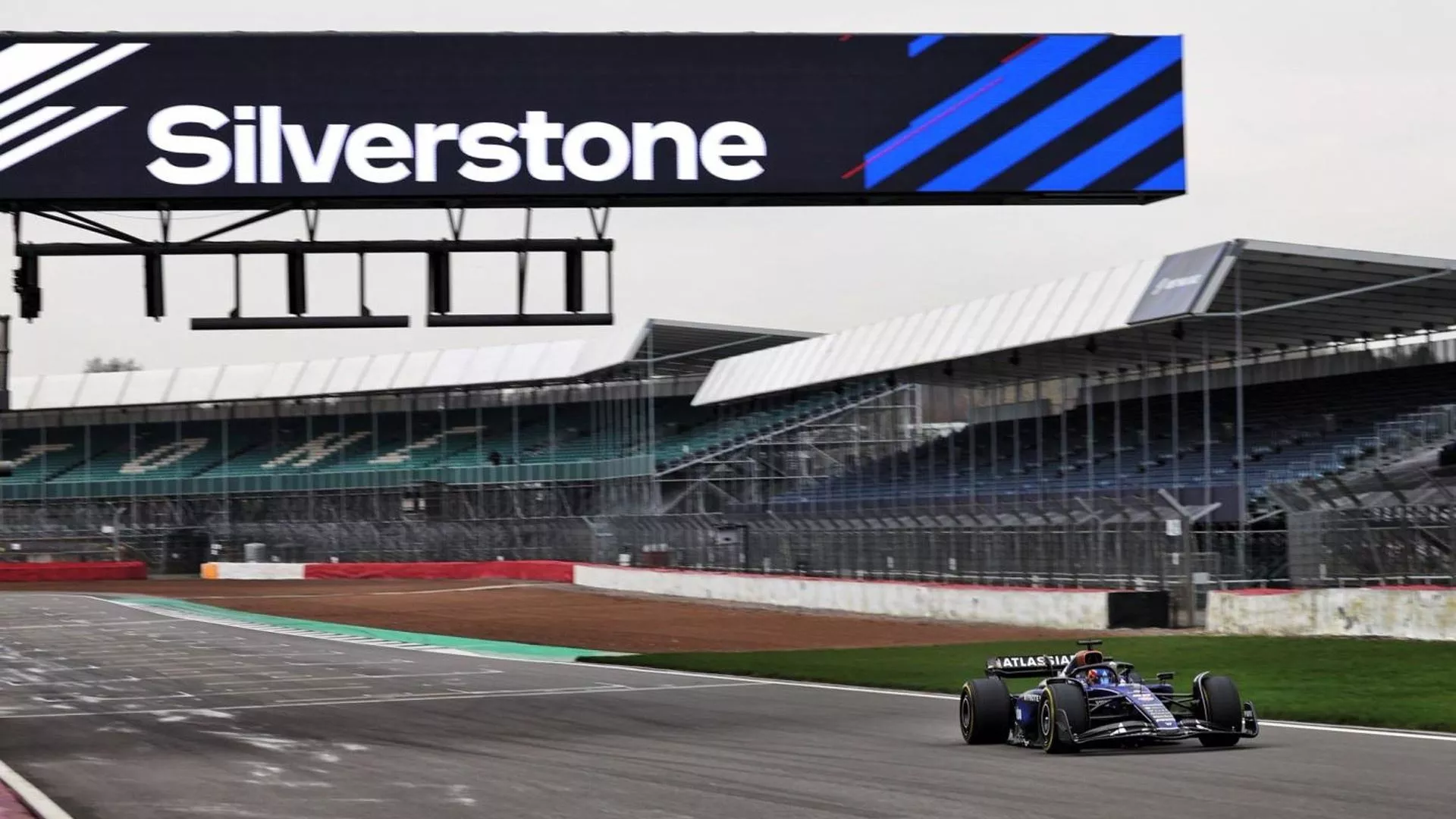 2025 Williams FW47 F1 car conducts