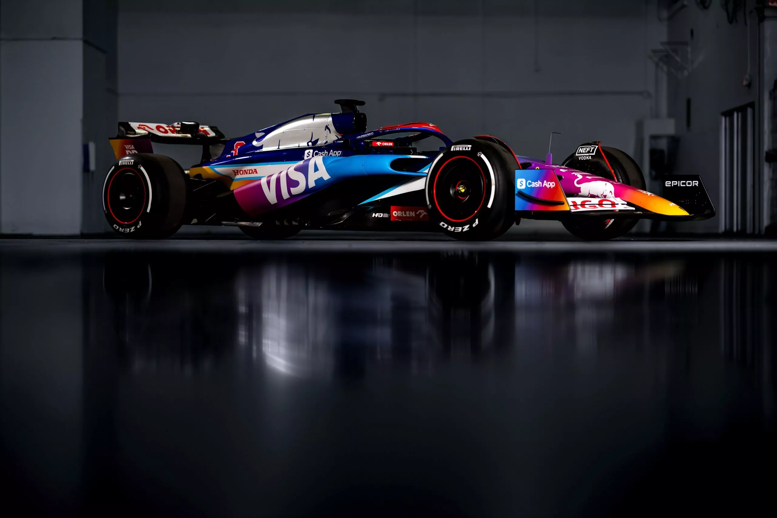 RB unveils striking 'Chameleon' livery