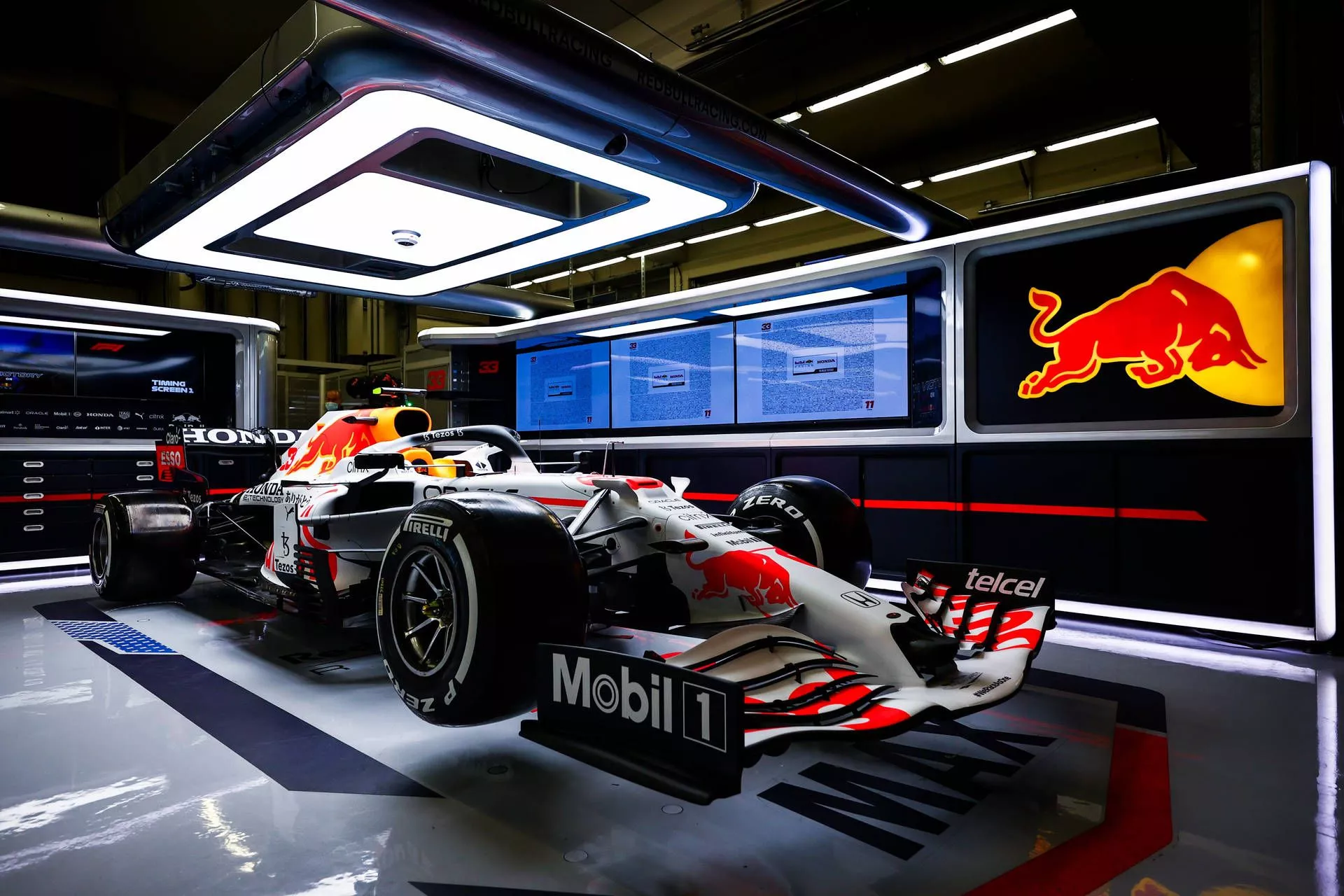 Red Bull F1 In Action Wallpaper