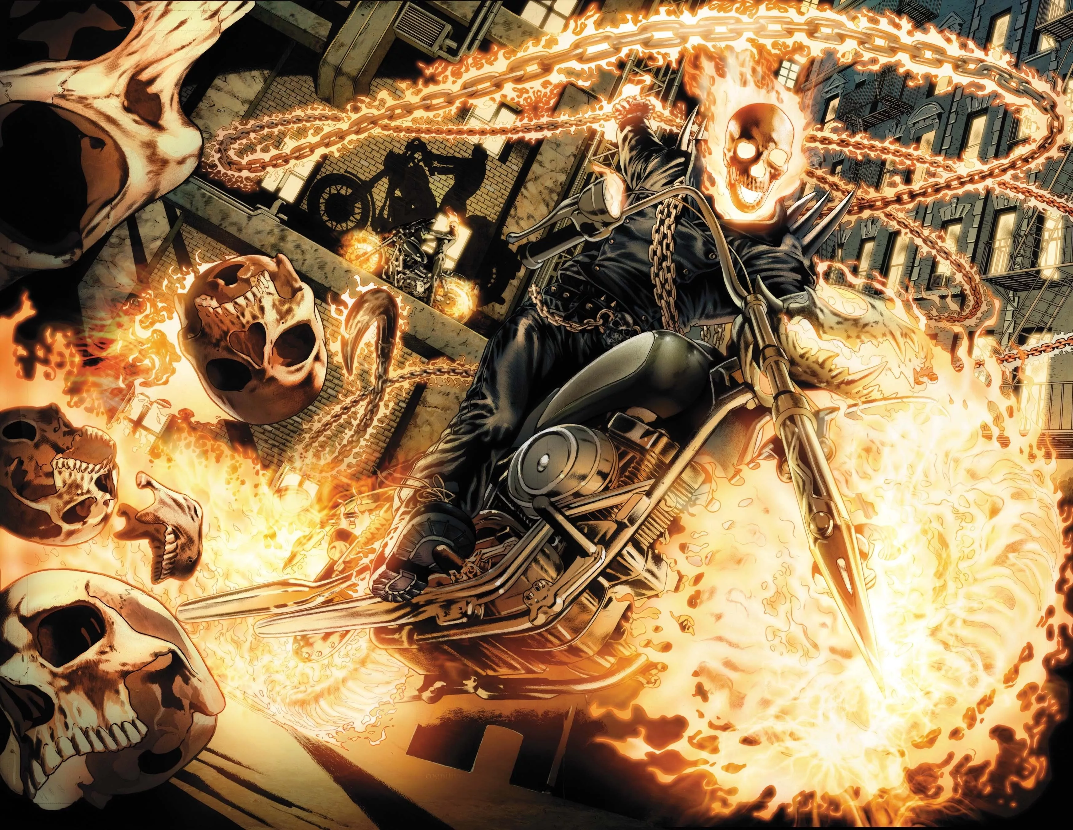 Wallpaper comics, Ghost rider, ghost