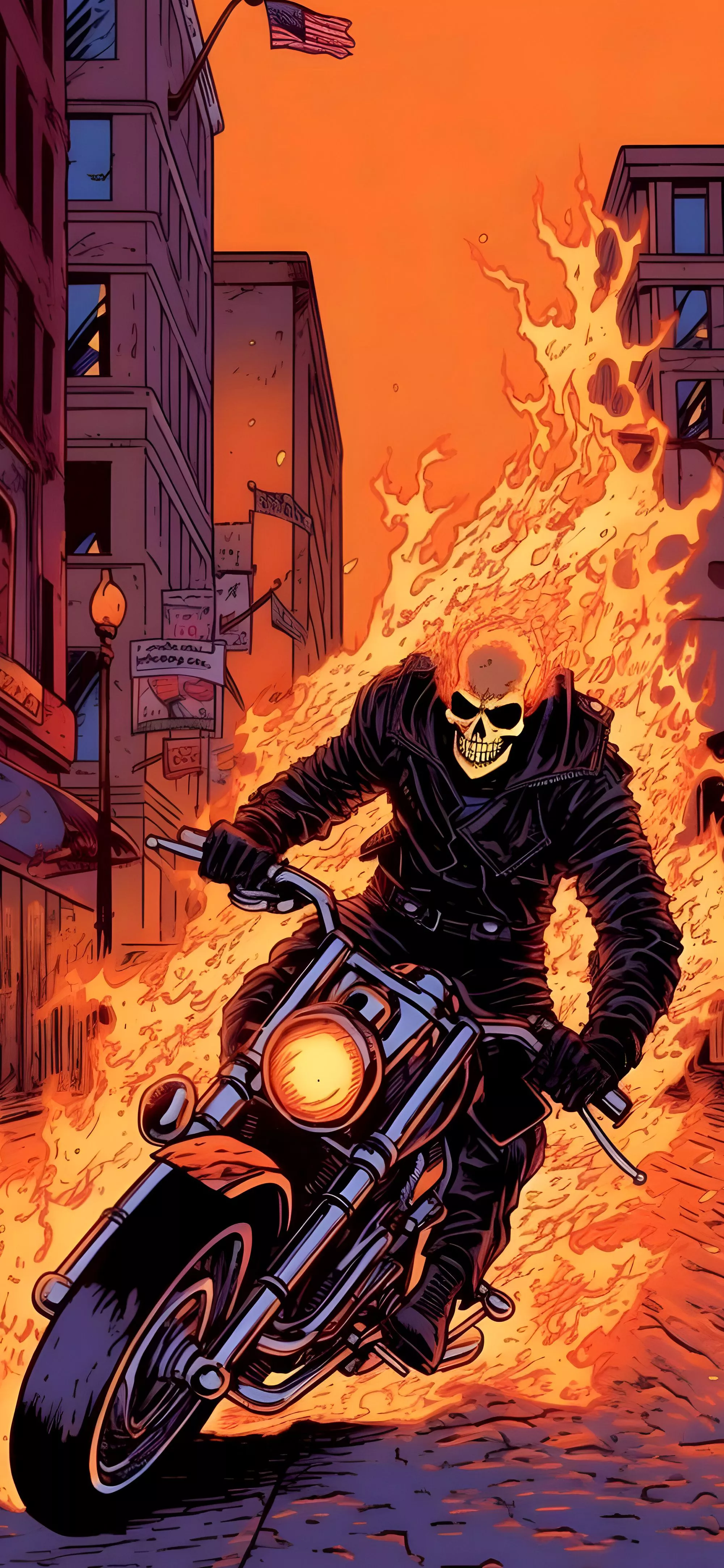 Marvel Hero Ghost Rider Wallpaper