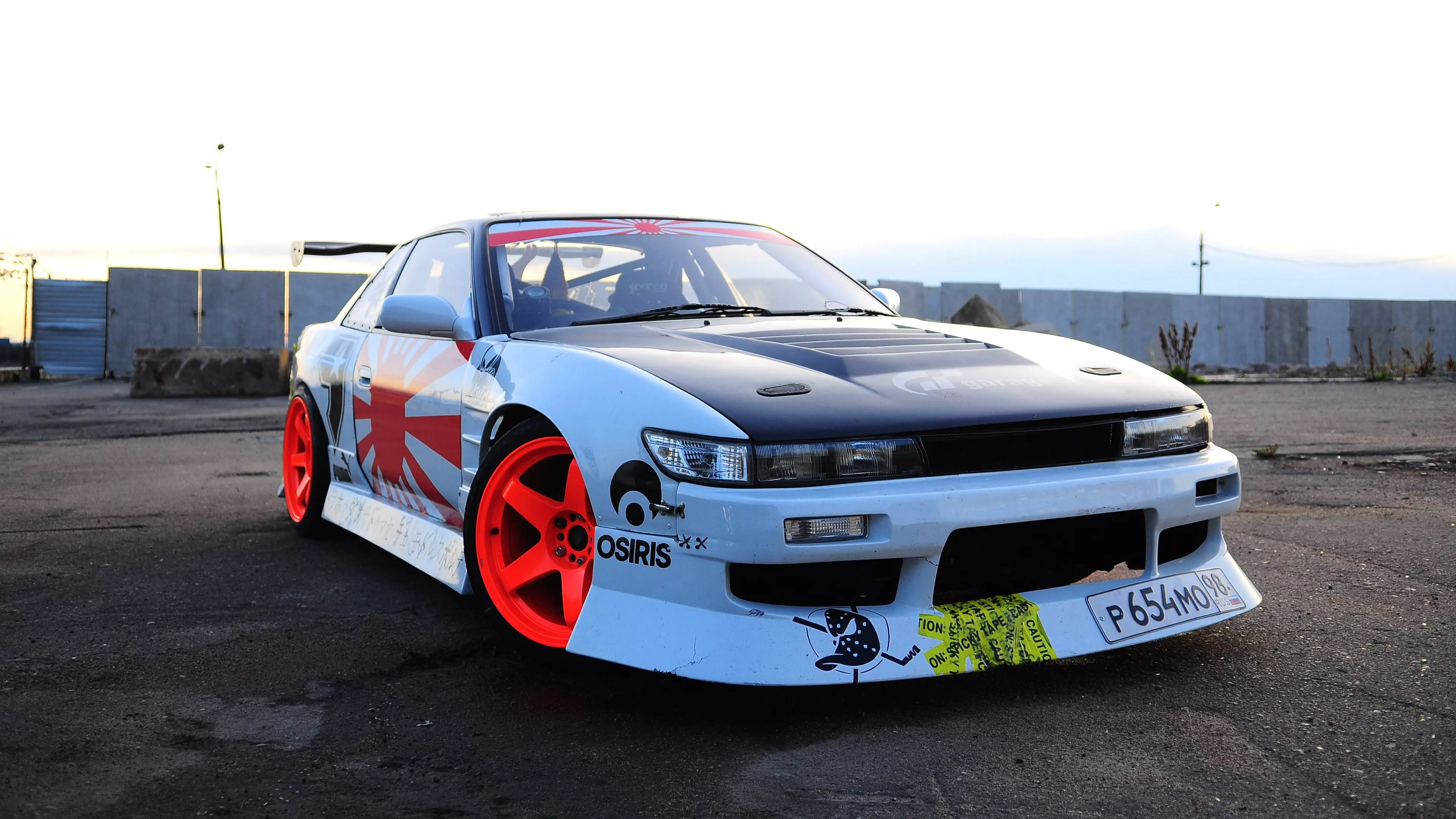 White Nissan JDM Car 4K HD JDM