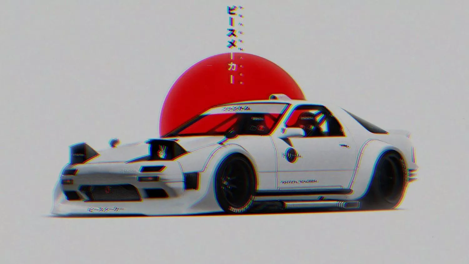 VHS JDM Car Animated Wallpaper