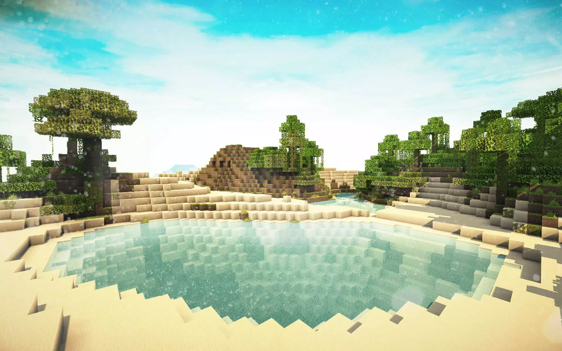Stunning Minecraft HD Wallpaper: Serene