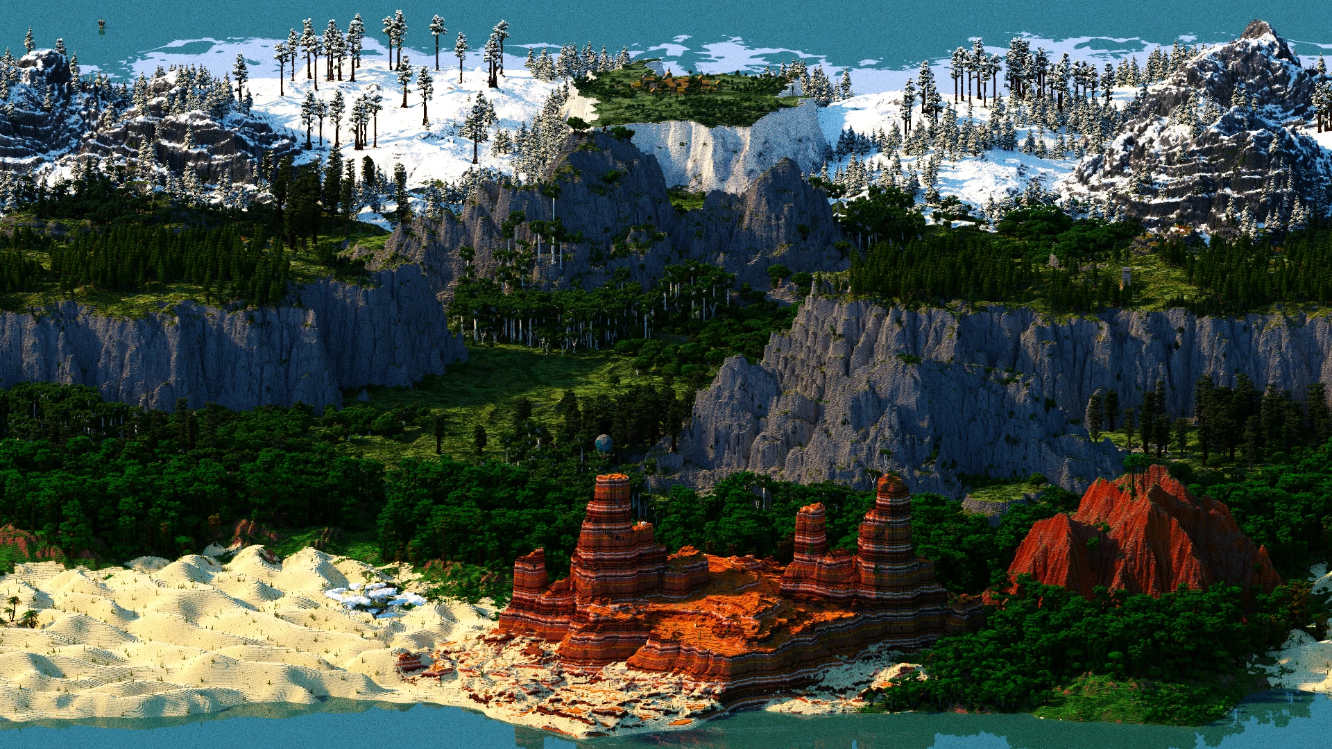 Bedrock Support Minecraft Map