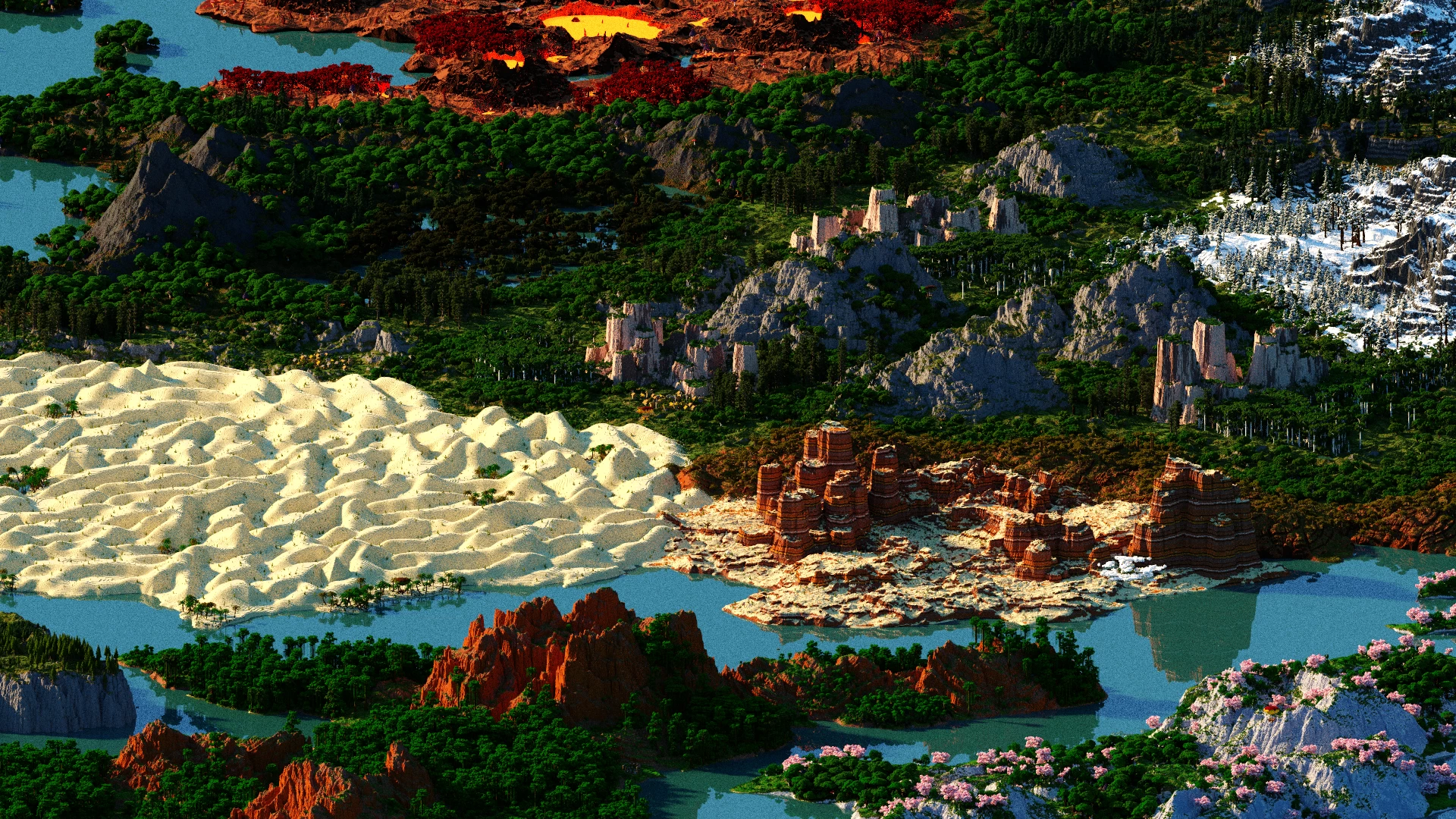 Bedrock Support Minecraft Map