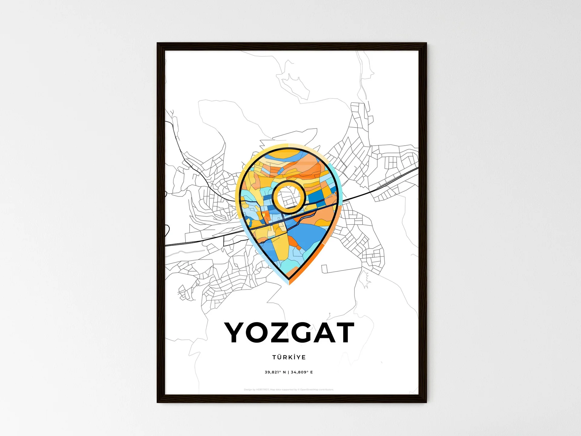 Yozgat Turkey Art Map