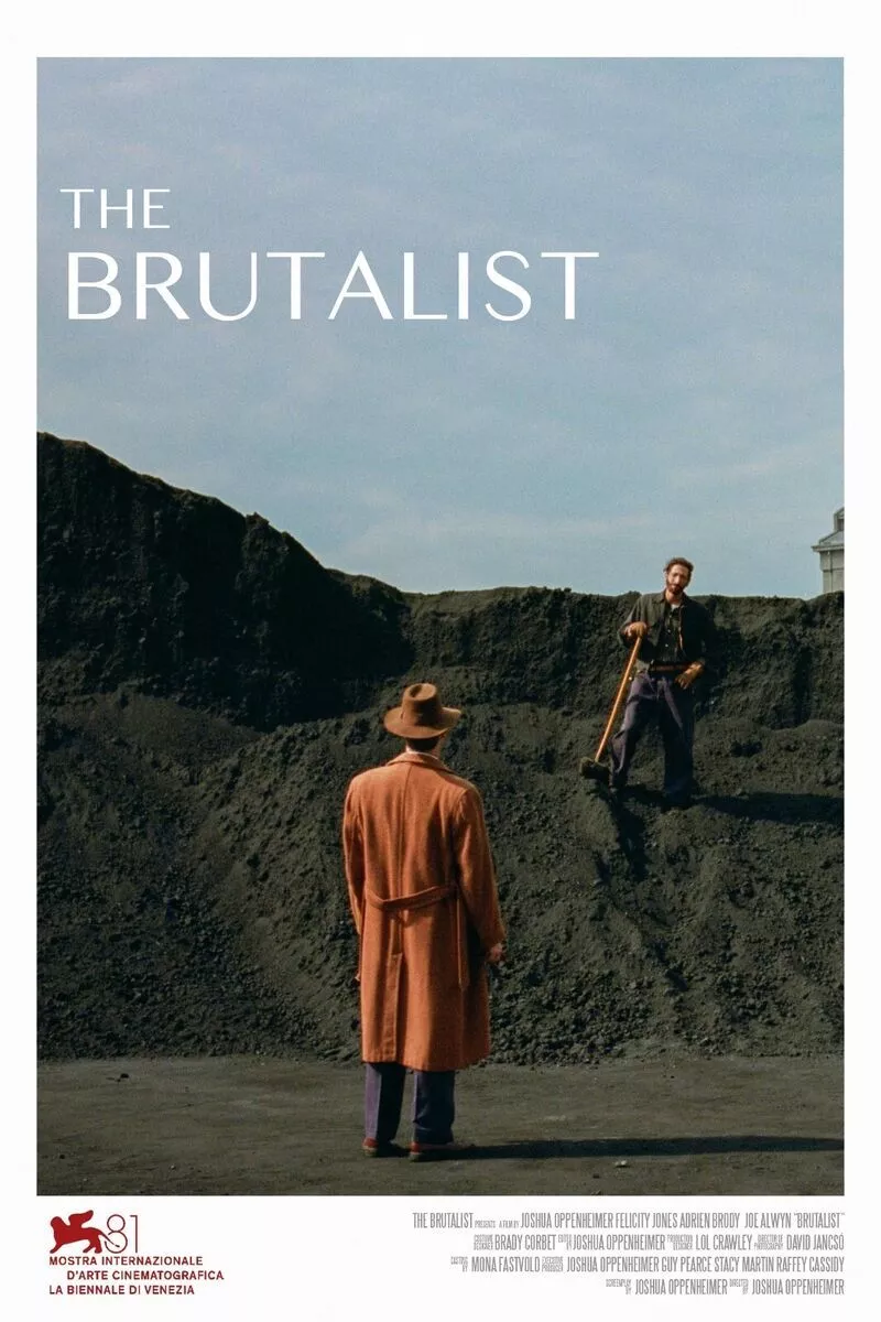 The Brutalist movie poster (c) x