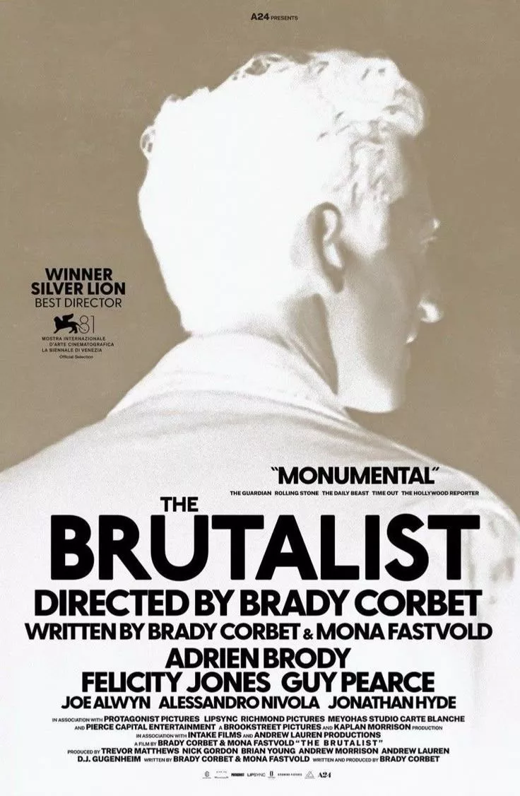 THE BRUTALIST poster design