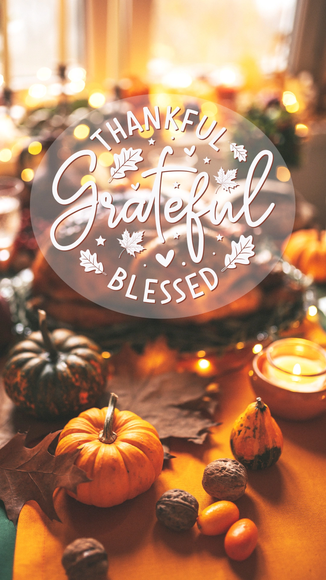 Cozy Thanksgiving Phone Wallpaper