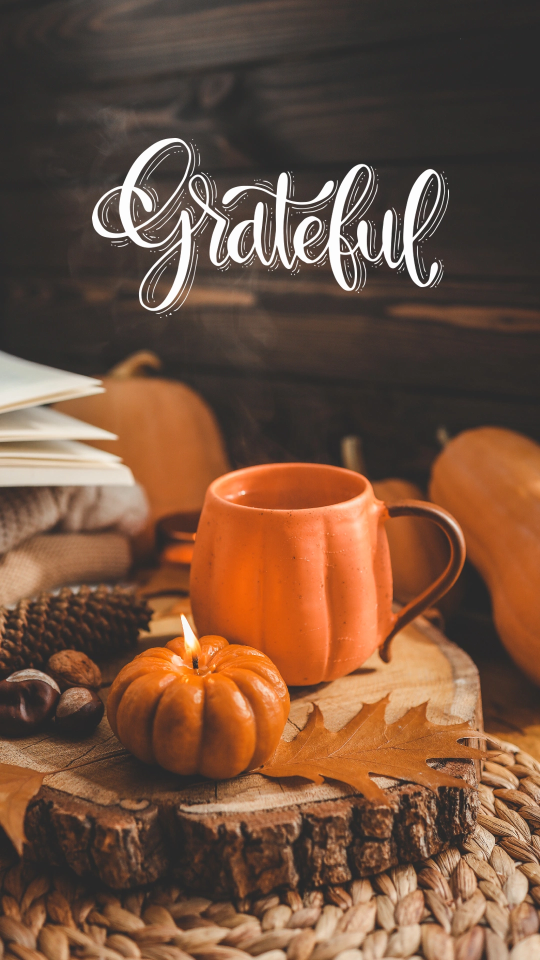 Cozy Thanksgiving Phone Wallpaper