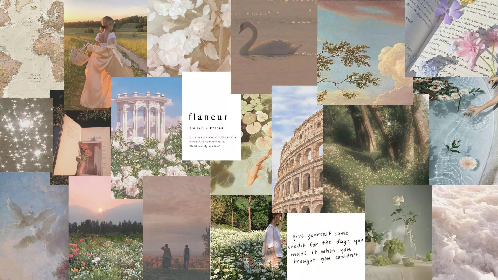 Spring Aesthetic Ethereal Collage