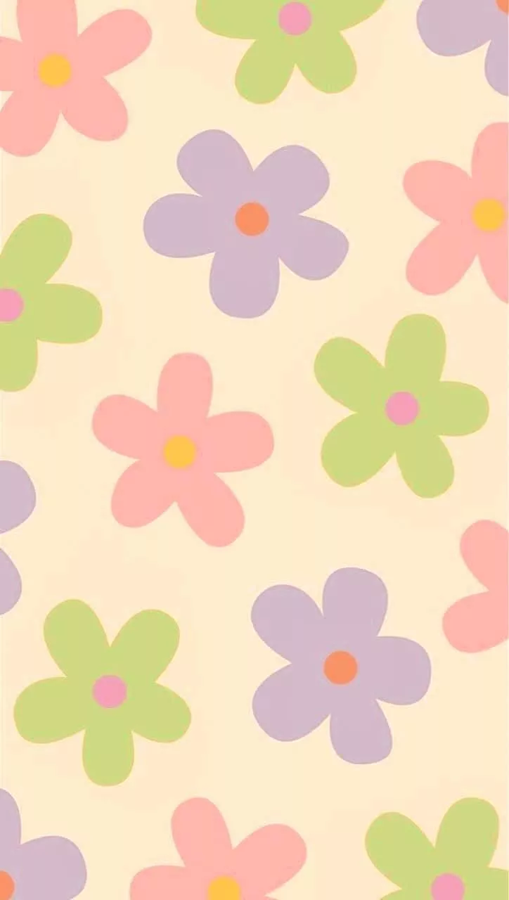 Download Pastel Floral Pattern Preppy