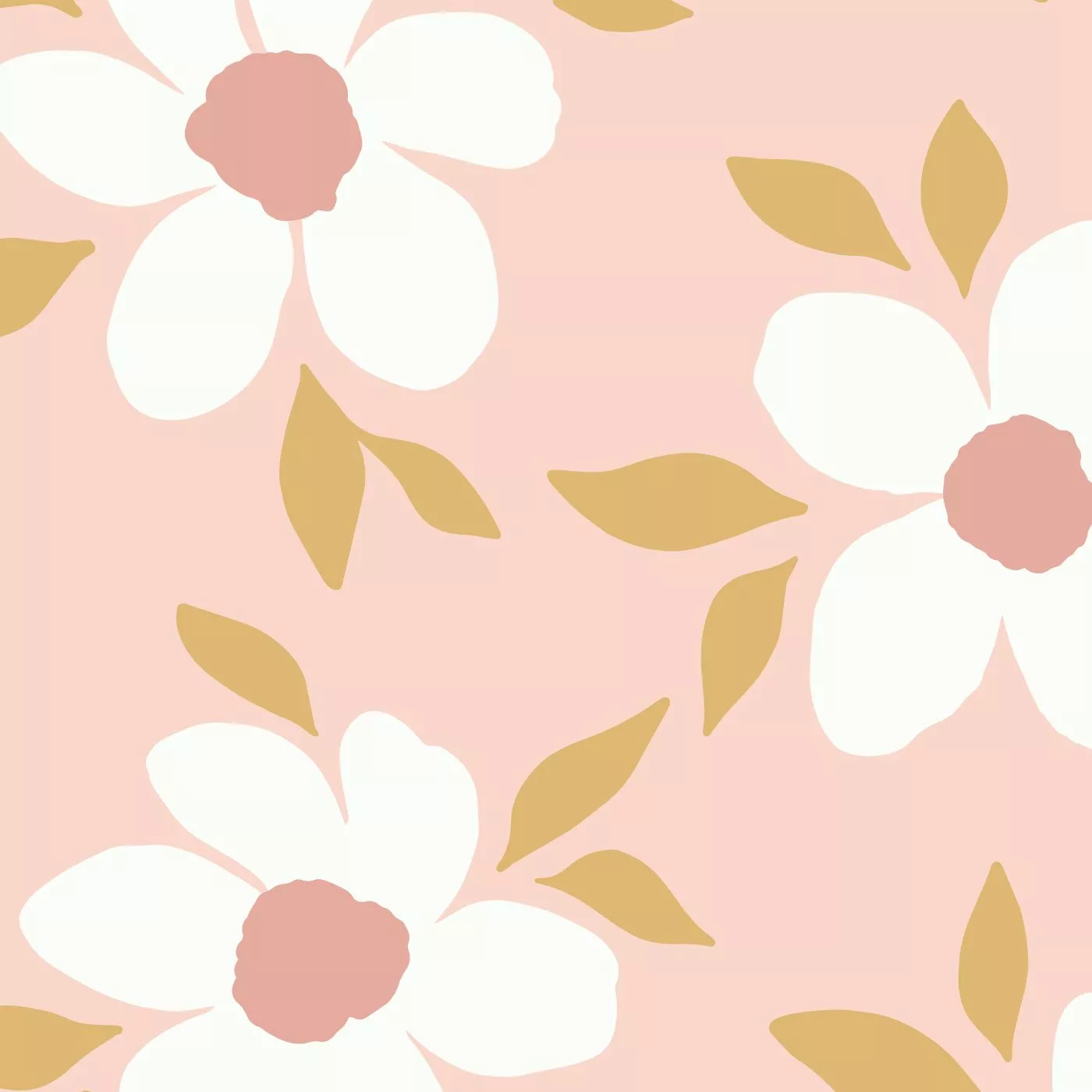 Flower Dance Peel and Stick Removable