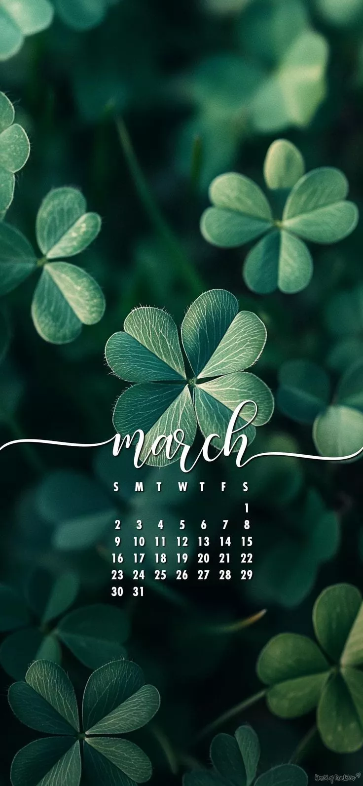 March 2025 Calendar Wallpaper