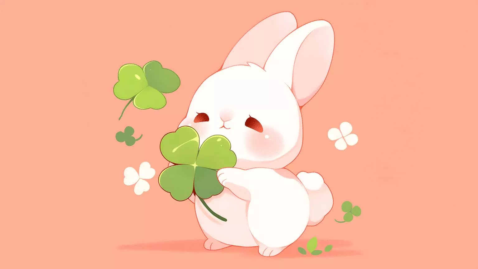 Cute Bunny SLucky Charm St. Patrick's