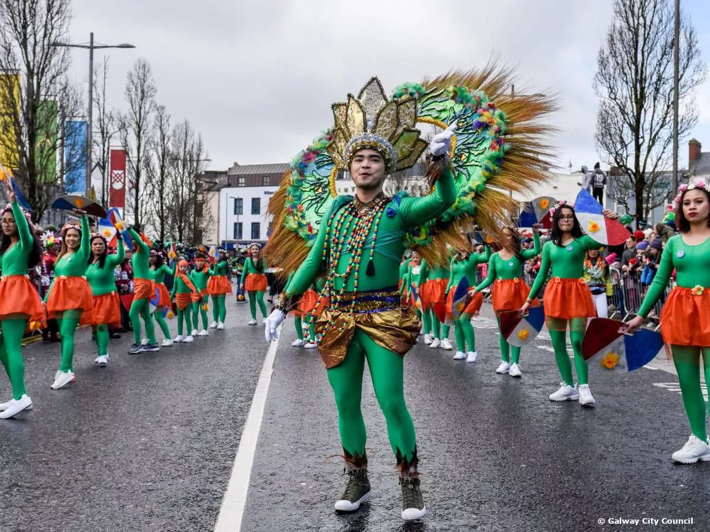 parade in Galway, Ireland