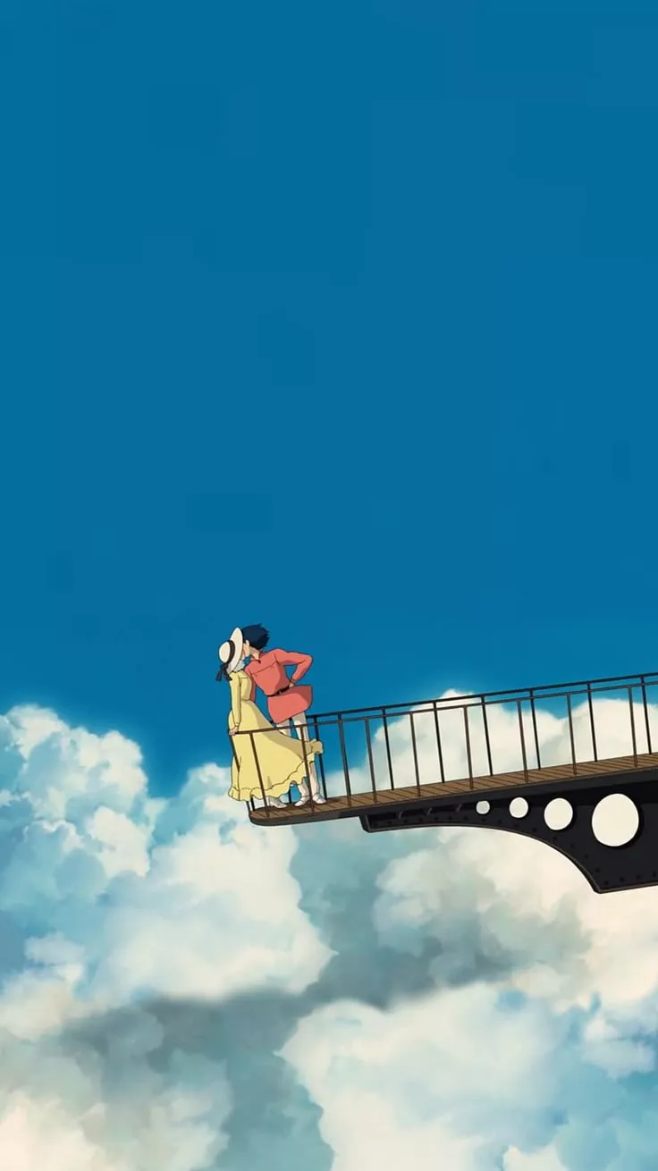 Anime, Studio Ghibli, trees, HD phone