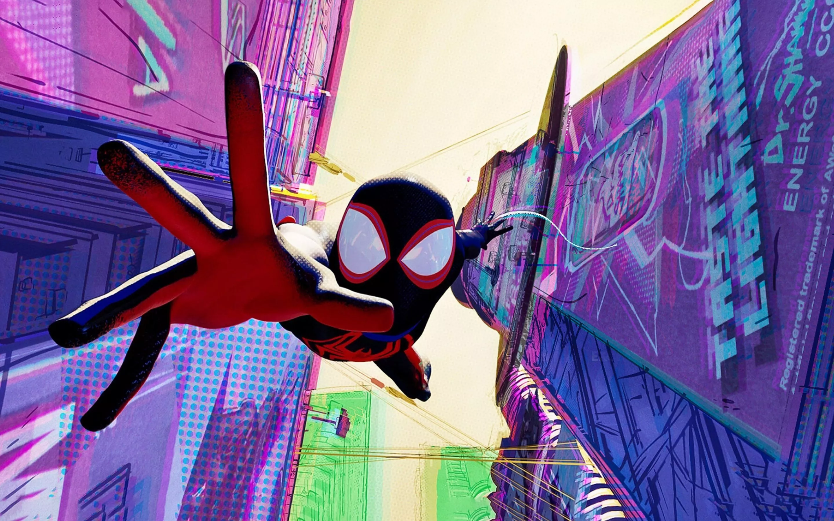 Across The Spider Verse Wallpaper 4K