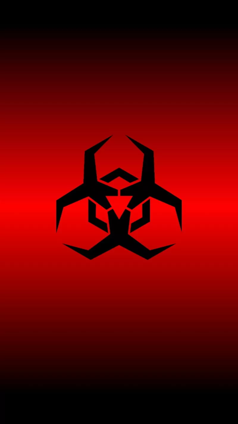 Biohazard Red, HD phone wallpaper