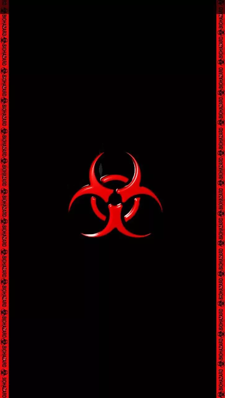 Red Biohazard wallpaper