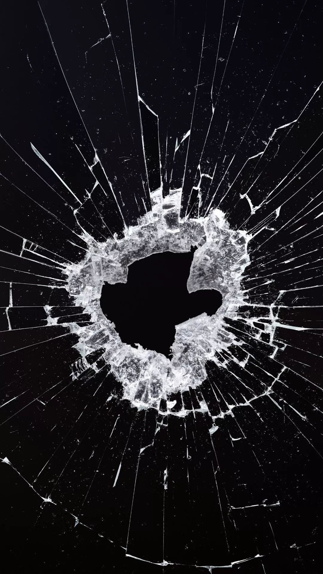 Shattered glass Wallpaper 4K, 5K, Dark