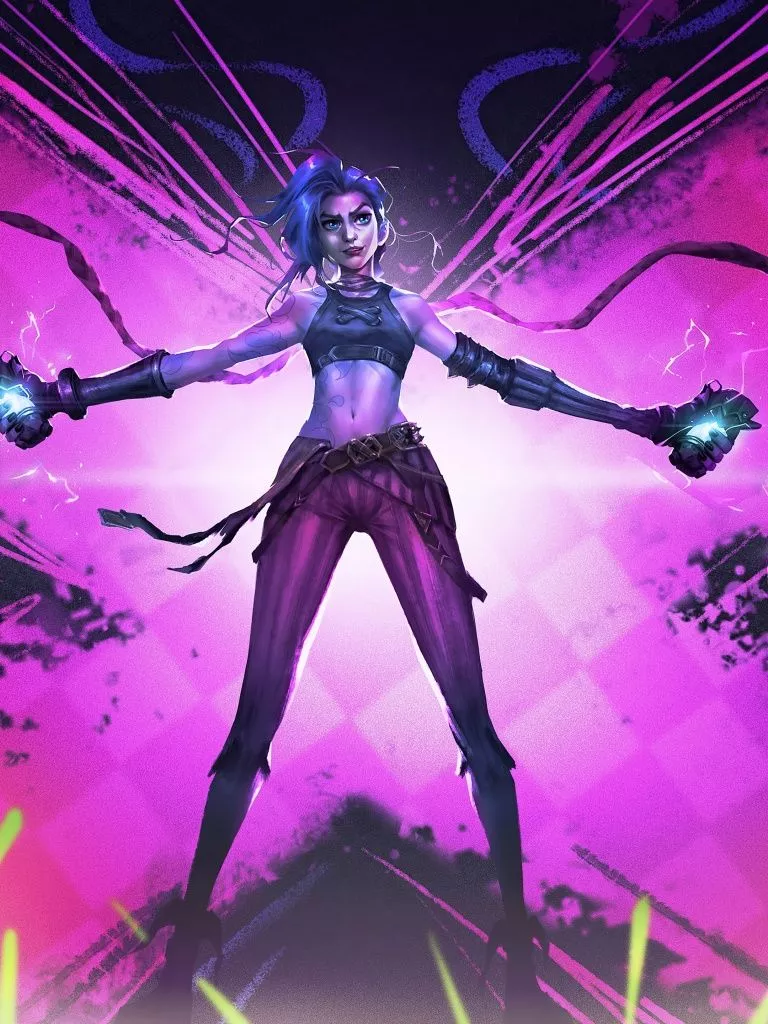 Arcane Wallpaper 4K, 5K, Jinx, League