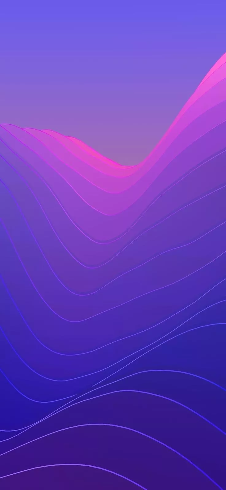 Abstract Curved Colorful Light Iphone