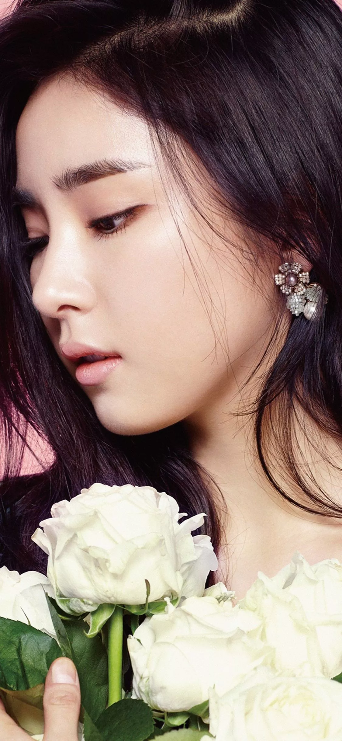 Girl Korean Kpop Saekyung Flower