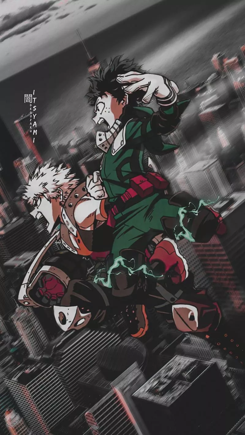 bakugo katsuki, anime, izuku midoriya
