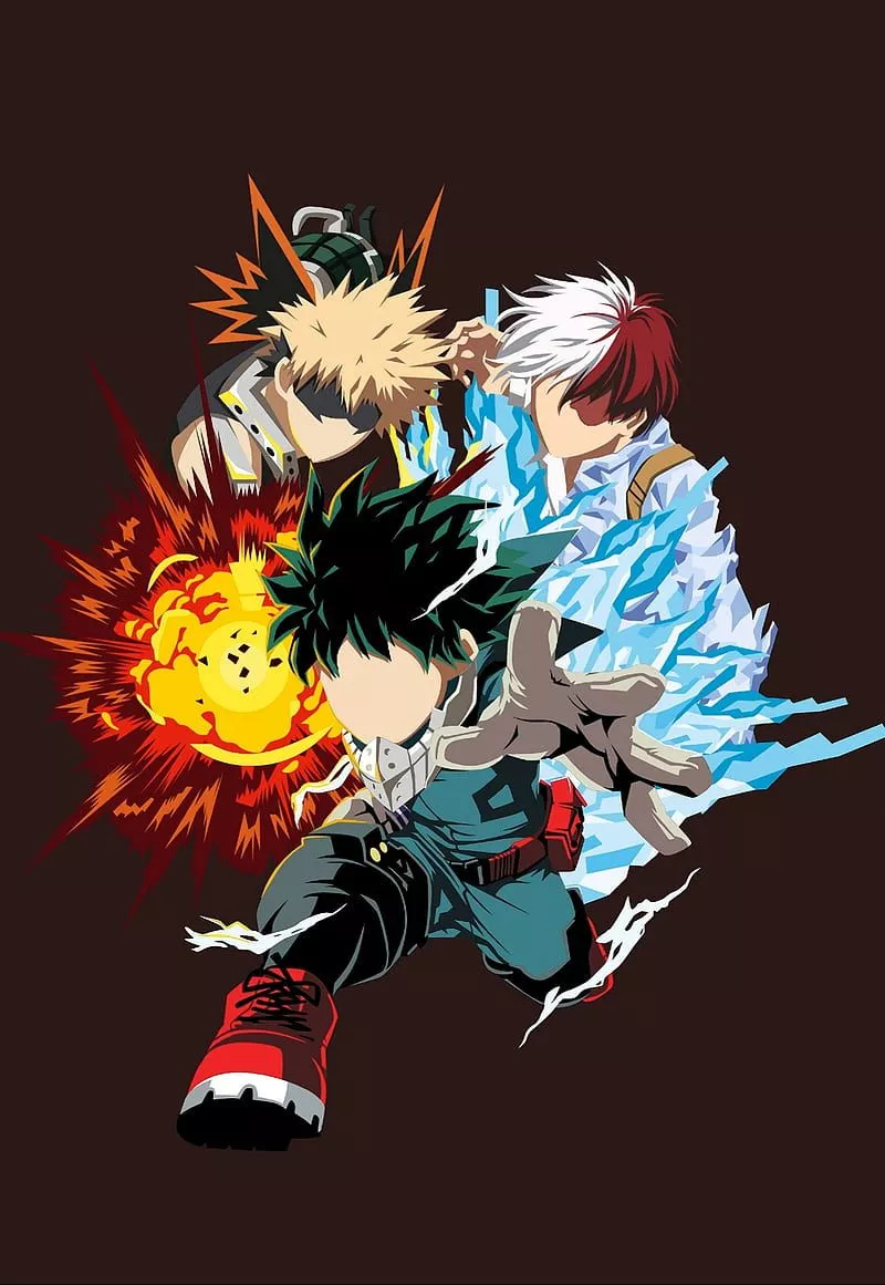 deku, hero academia, izuku, katsuki
