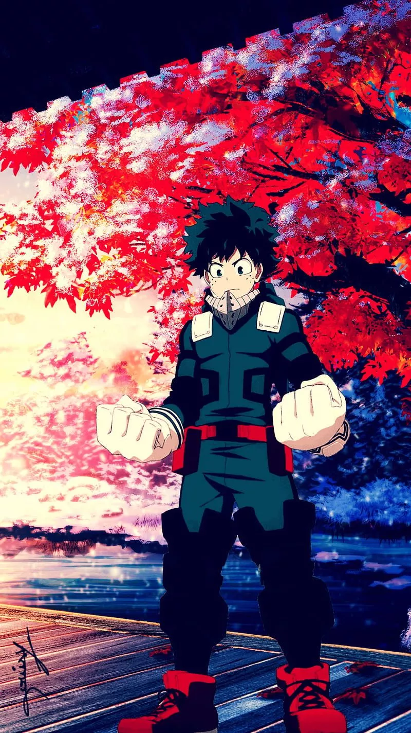 My Hero Academia, iPhone, Izuku, Boku