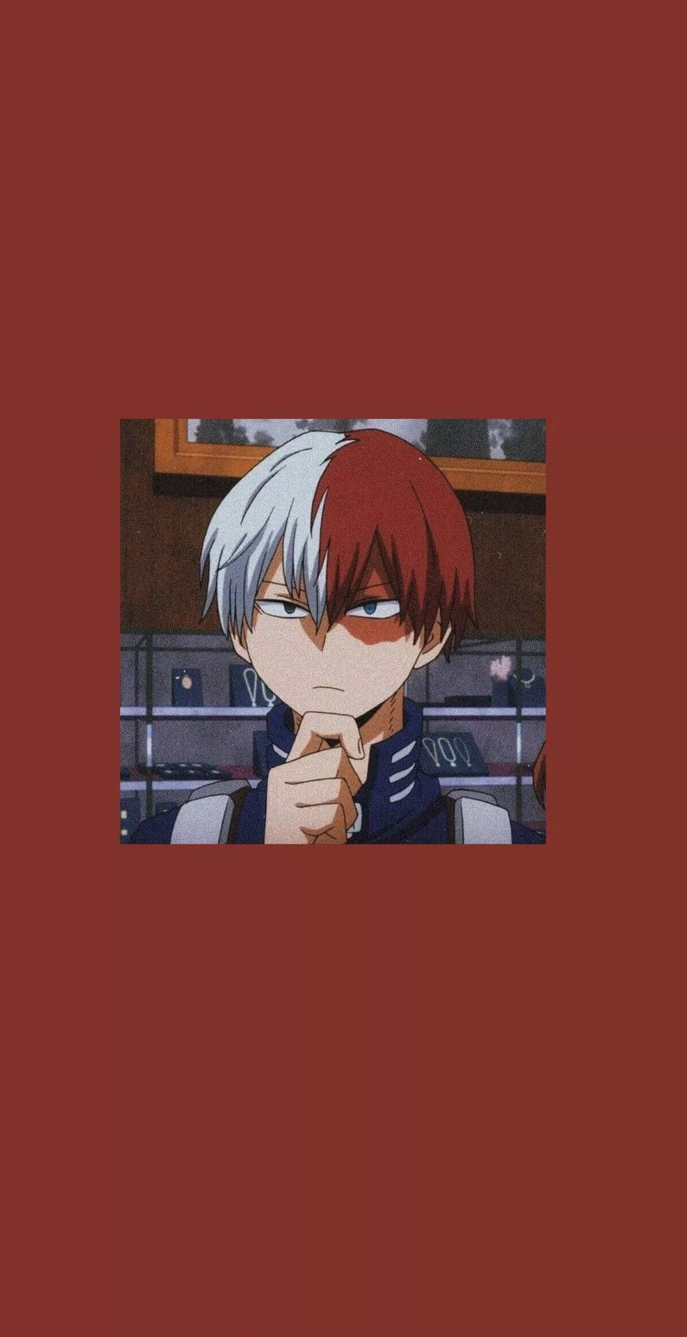 My Hero Academia Todoroki Red Aesthetic