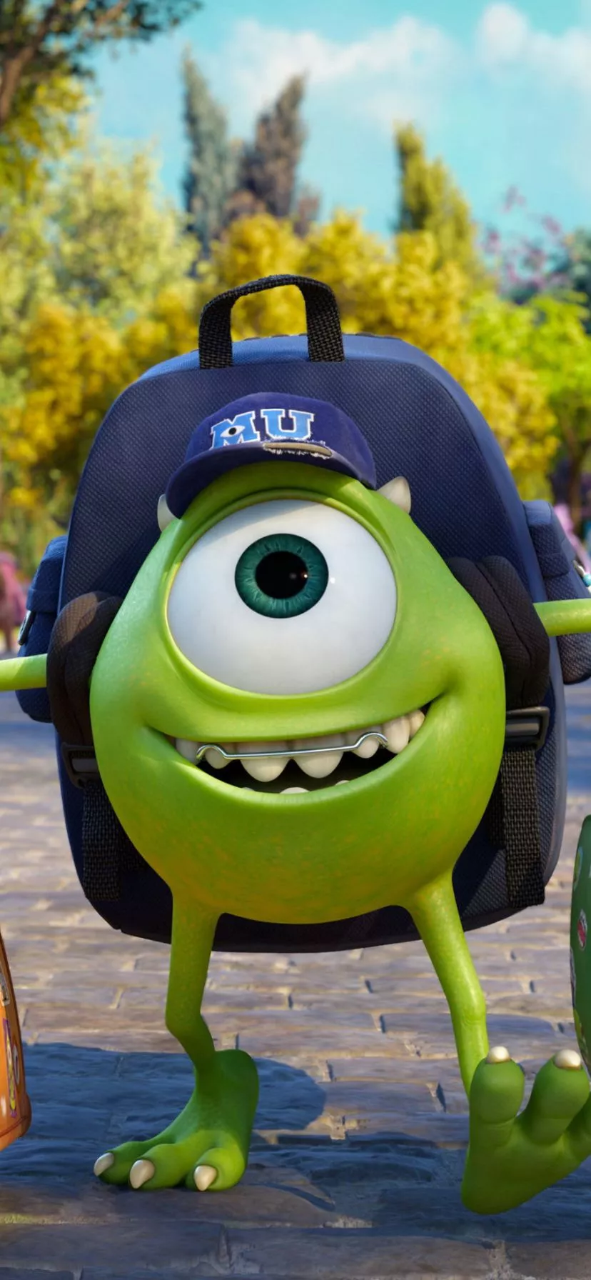 Mike Wazowski Phone Wallpaper