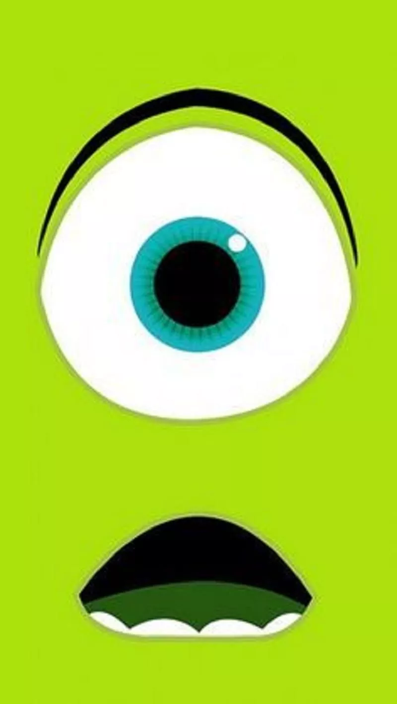 Mike Wazowski, cartoon, monster inc, HD