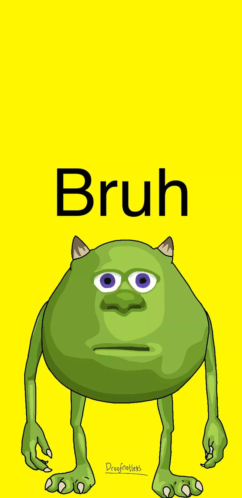 Mike Wazowski, lol, meme, HD phone