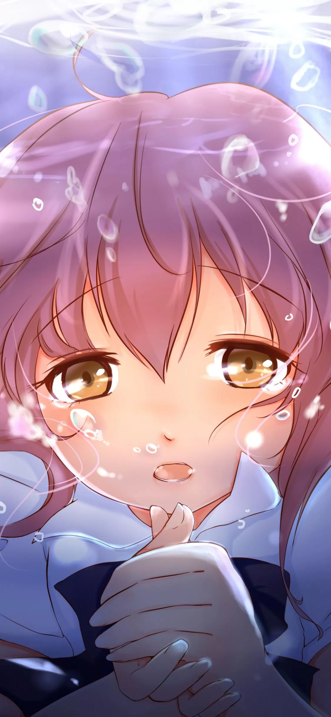 Download wallpaper 1125x2436 cute face