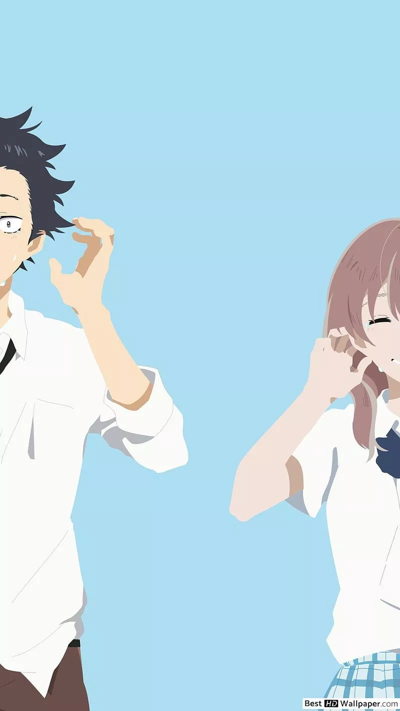 Silent voice, anime, sad, silent voice
