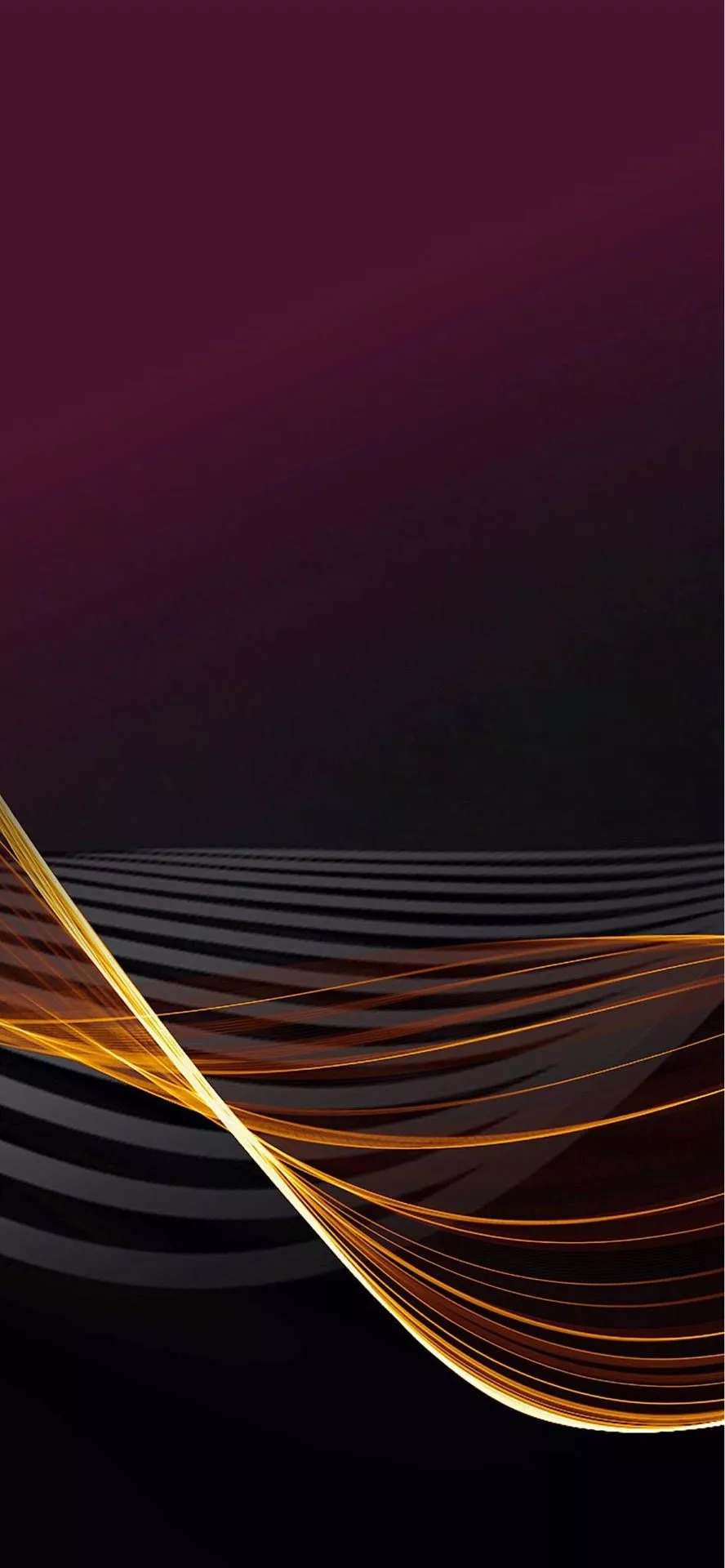 iPhone 12 Pro Max Gold Lines Wallpaper