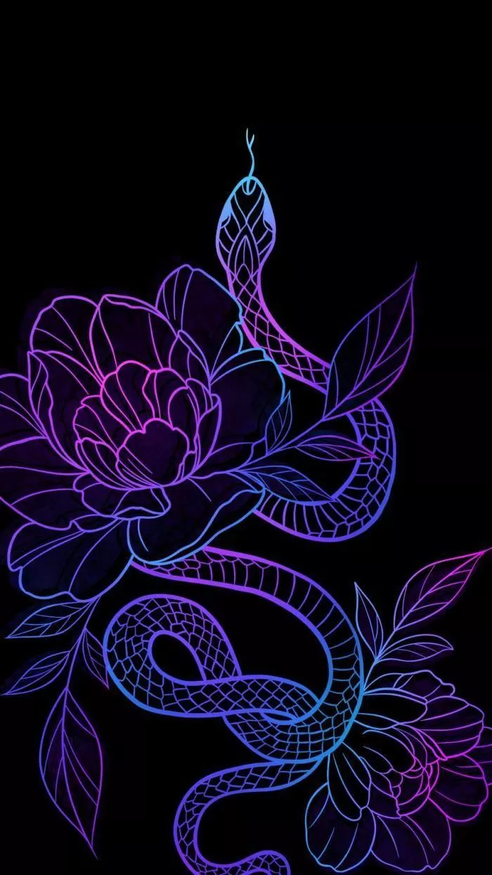 Snake wallpaper, iPhone wallpaper
