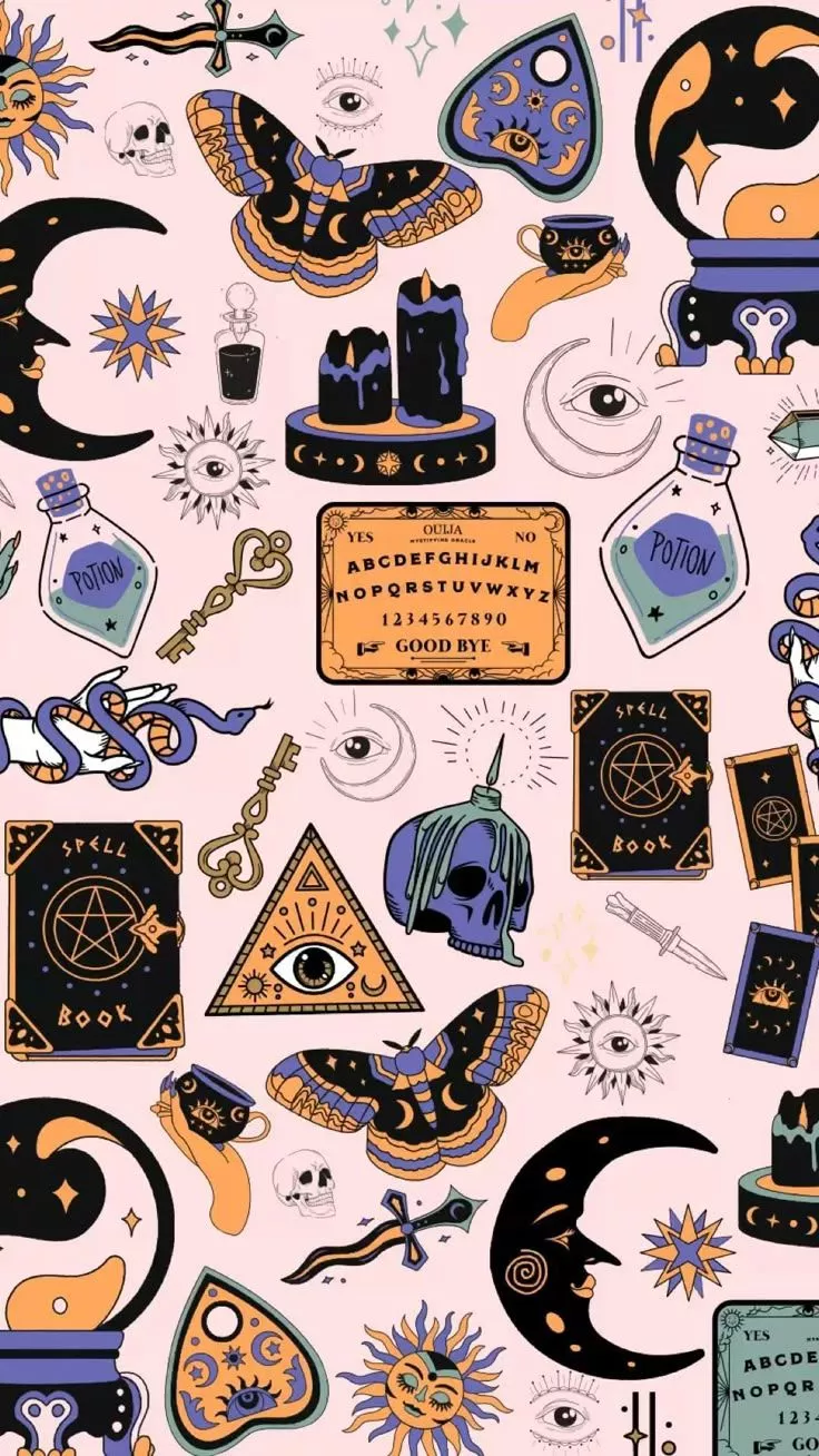 Magick Pattern. iPhone wallpaper