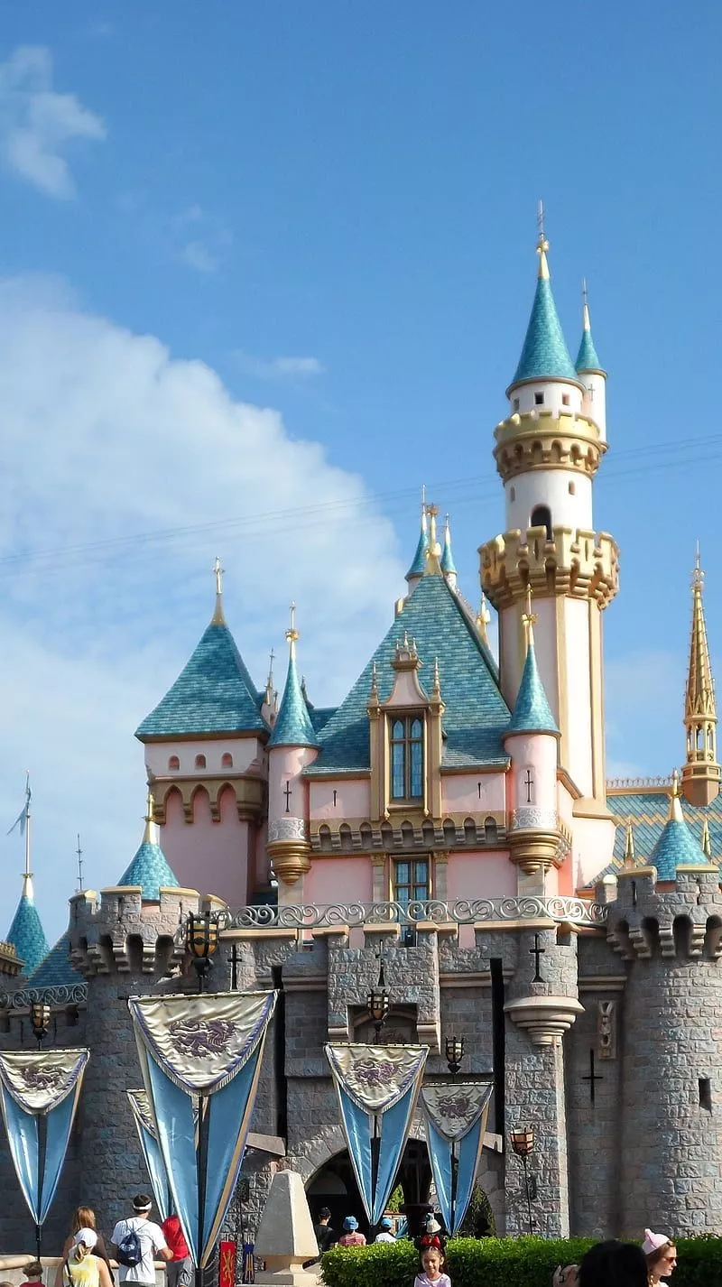 Disneyland, castle, HD phone wallpaper