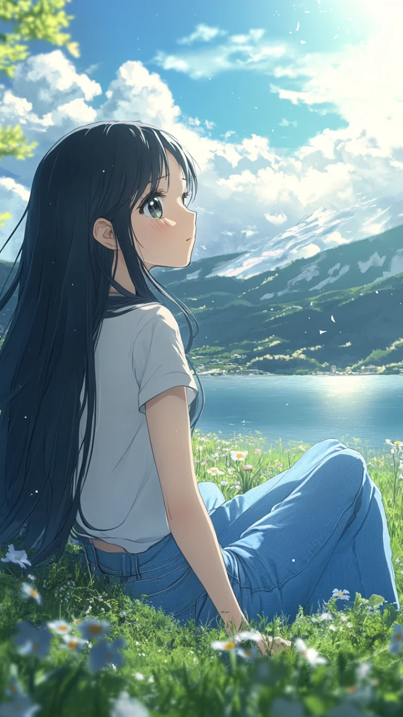 Beautiful Anime Girl Mobile Wallpaper